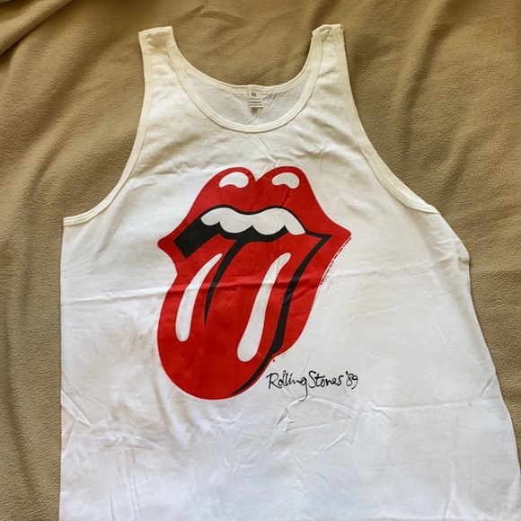 Vintage | Tops | 989 Rolling Stonesvintage Unisex Tank Top Xl | Poshmark